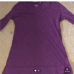 purple lightly worn SO long sleeve top